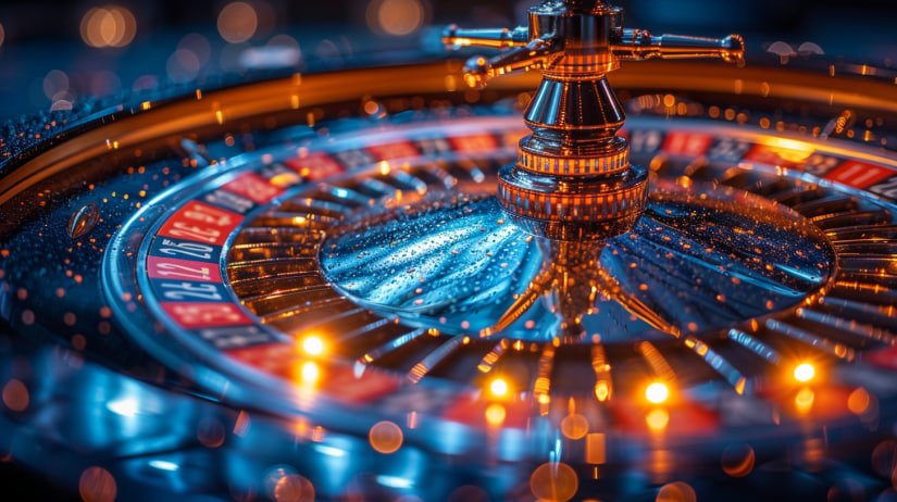 Dealer profesional live casino dalam ruang siaran langsung